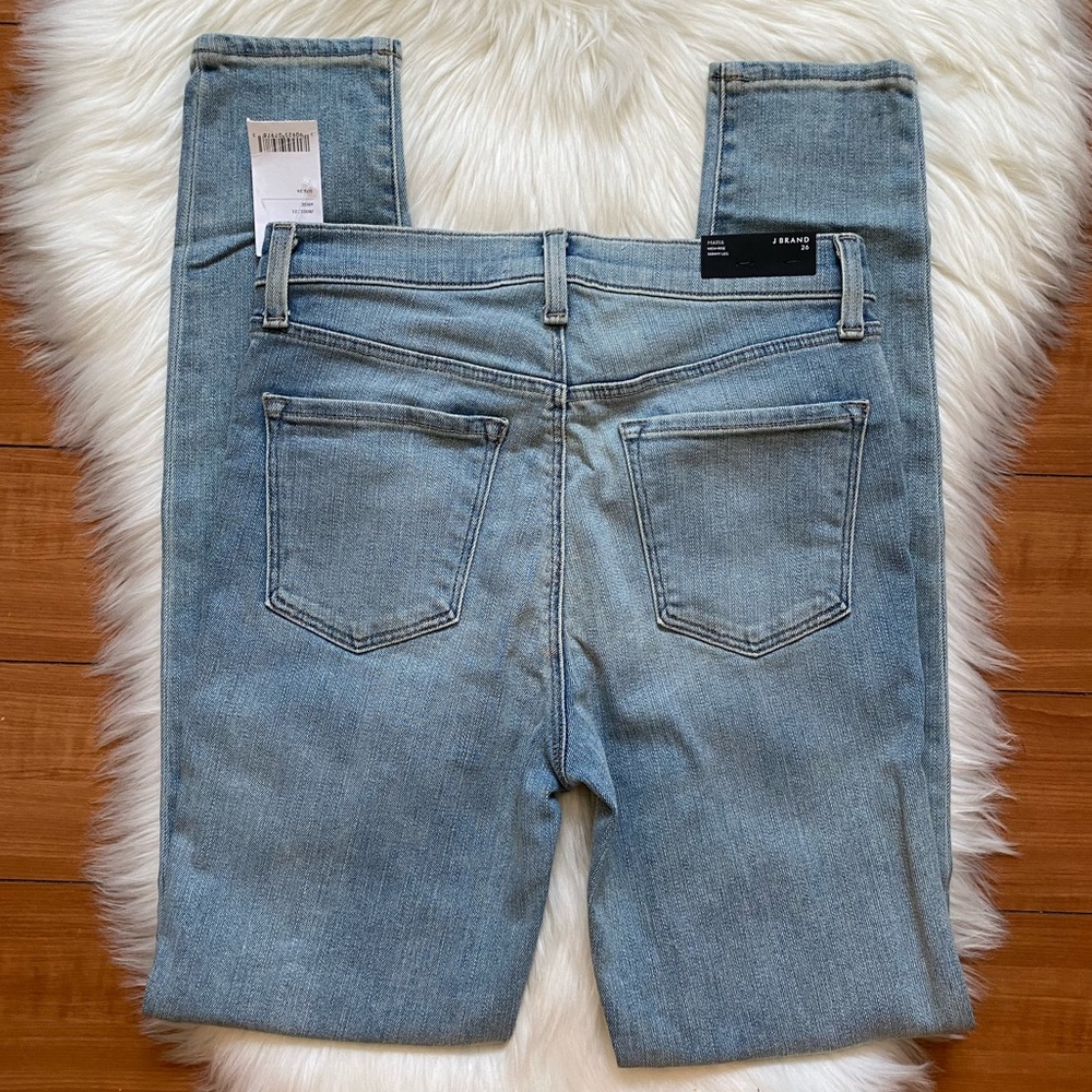 J BRAND Maria High Rise Super Skinny Stretch Jeans - Picture 3 of 11